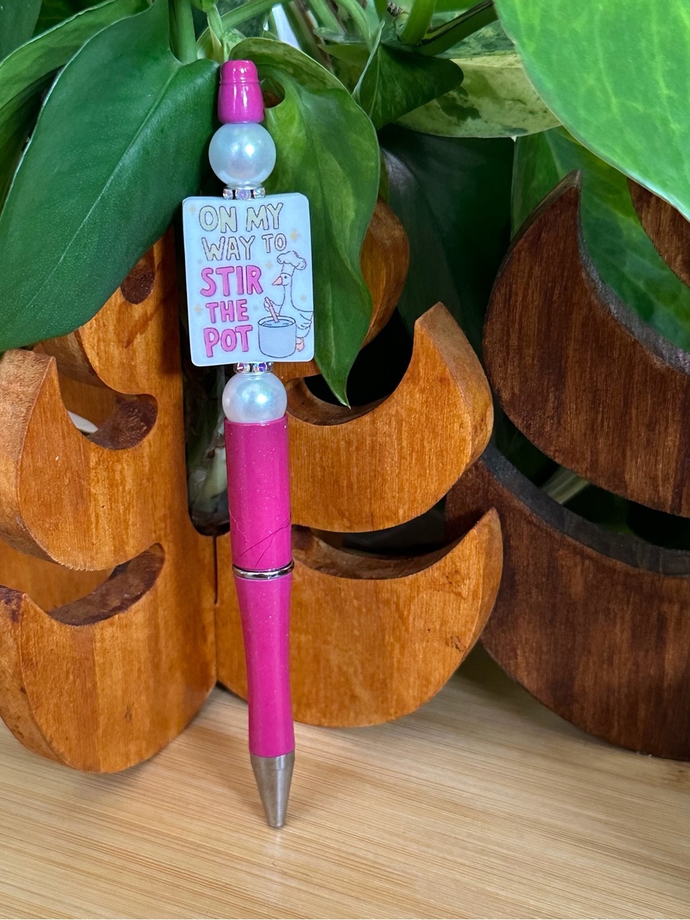 ✨ Handmade Beaded Pen Silicone Pen | Stylish Everyday Writing + Refill✨